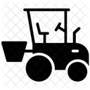 Tractor Loader Skid Steer Bucket Loader Icon