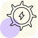 Agua Turbina Granja Icon