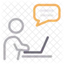 Text Message Interview Icon