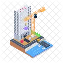 Under Construction Construction Site Construction Area Icon