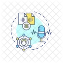 Voice cloning  Icon