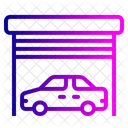 Warehouse Parking Car Icon