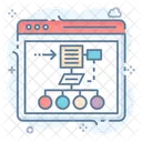 Methodology Process Flow Icon