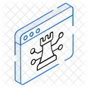 Chess Piece Web Strategy Pawn Icon