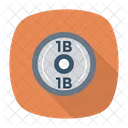 Weight Kg Plate Icon