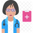 Woman Doctor  Icon