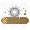 Wood Log Resize Segmentation Timber Tree Cut Icon