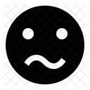 Worry Emoji Face Icon